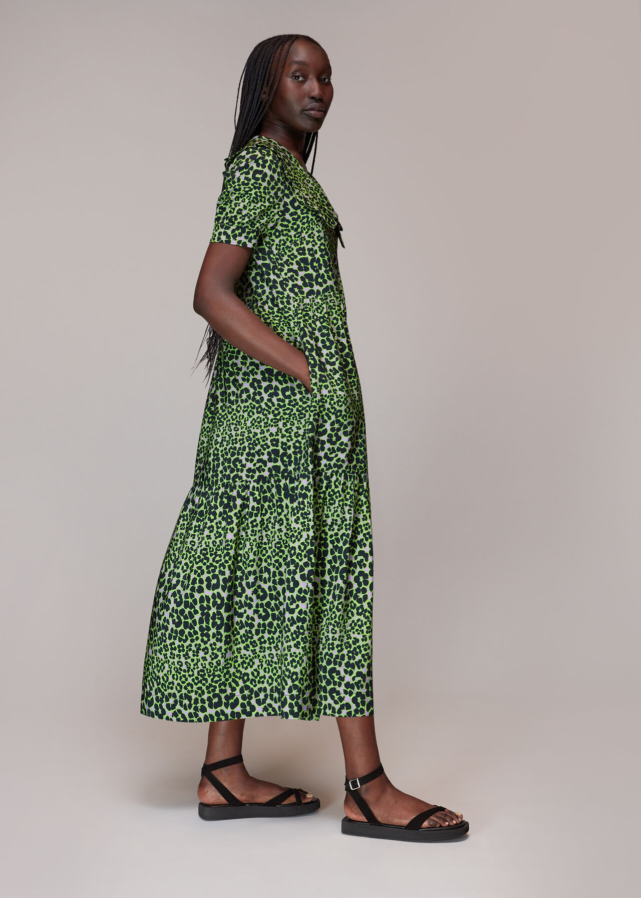 Fluro Animal Collar Dress