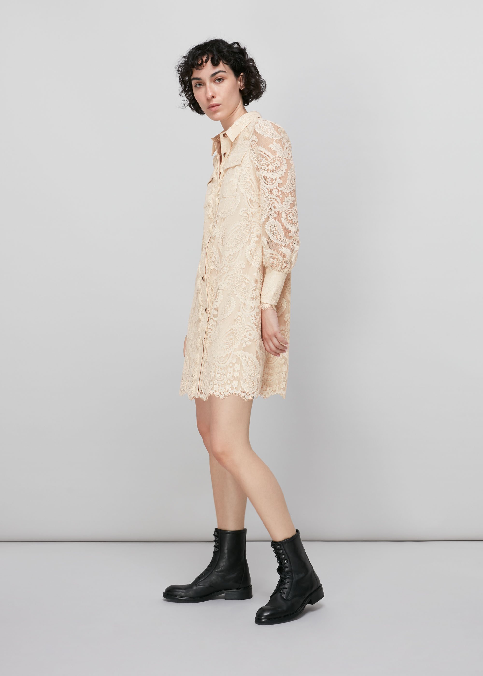 Whistles lace dress top