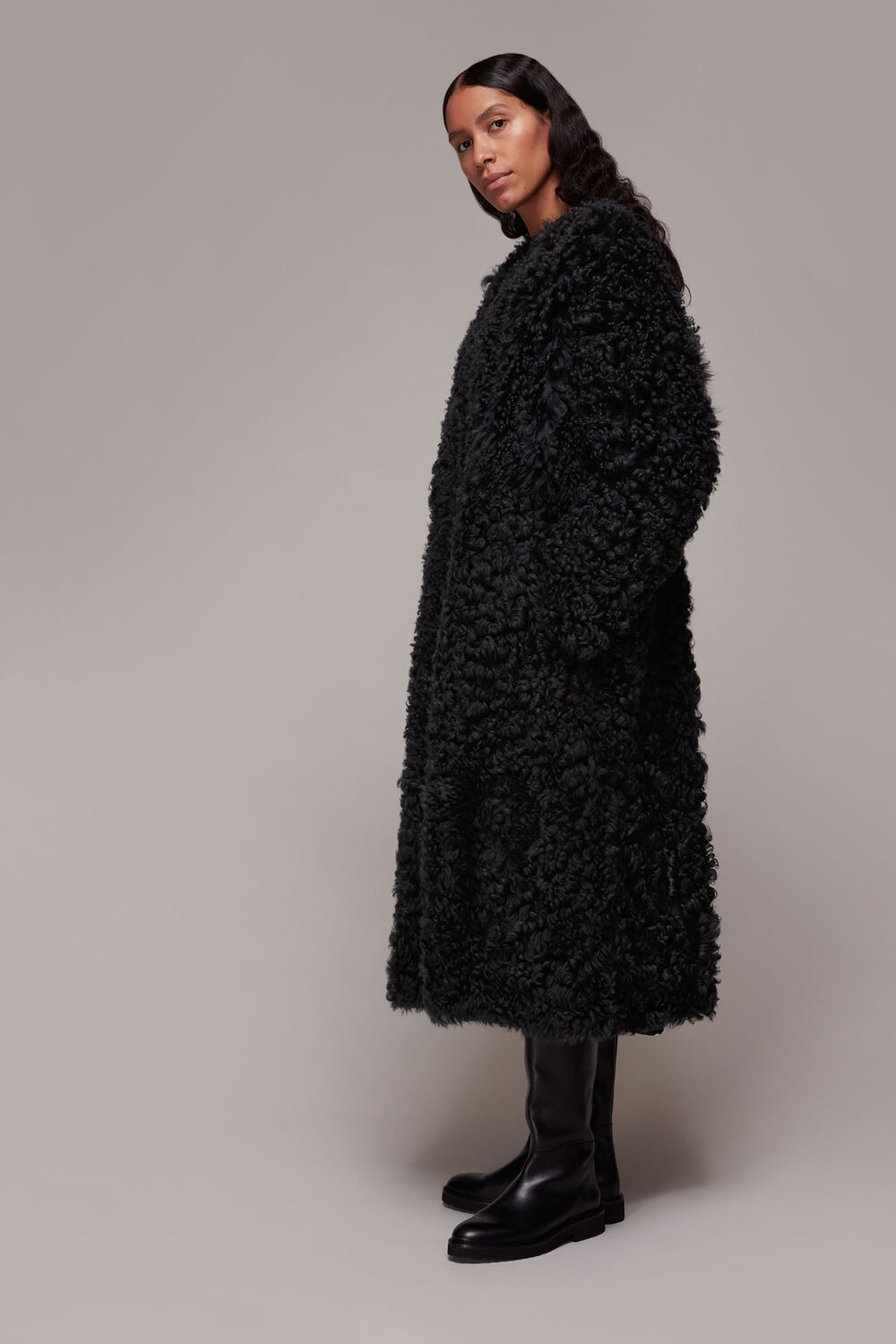 Eliza Shearling Coat