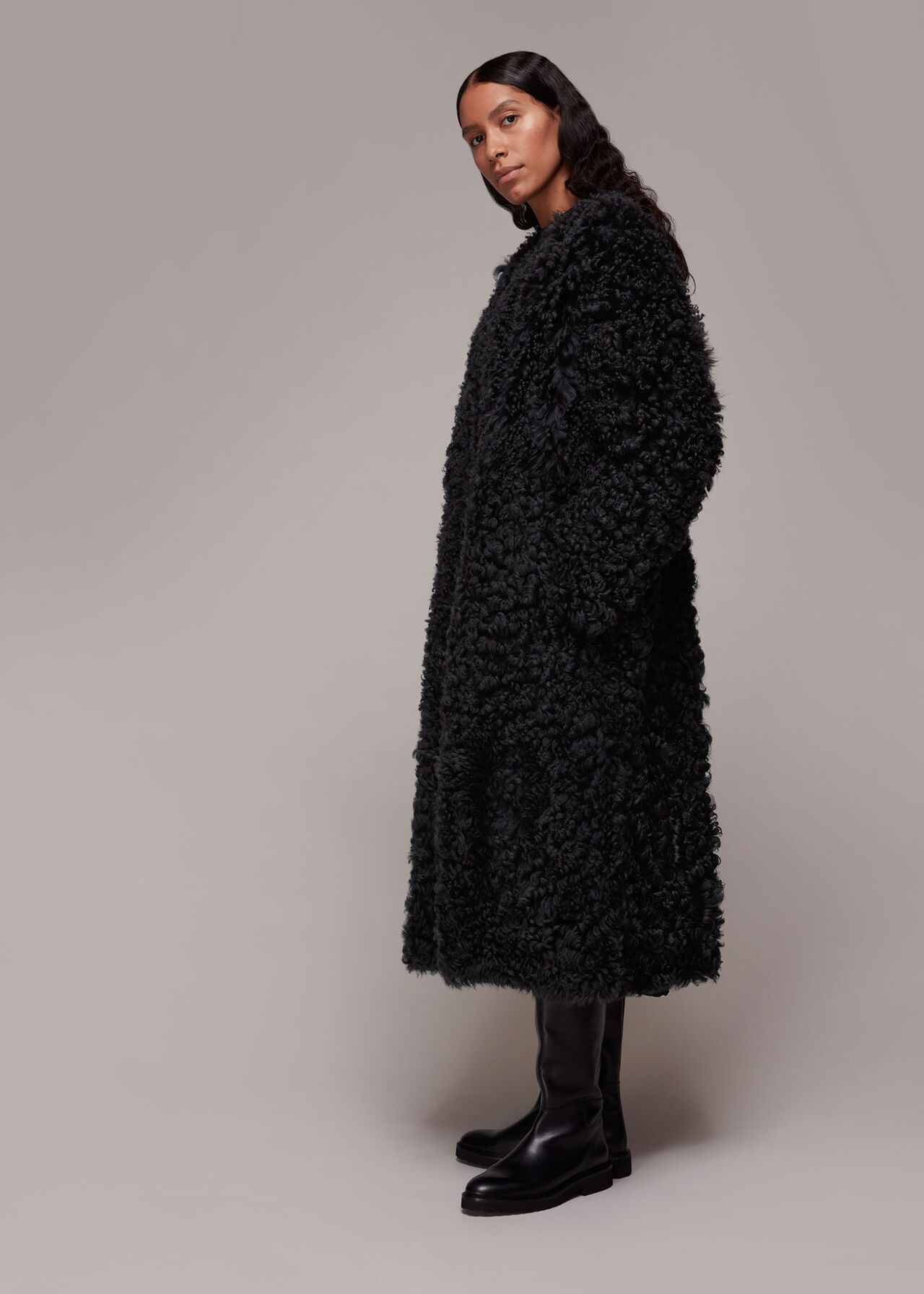 Eliza Shearling Coat