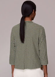 Stripe Cotton Pocket Top
