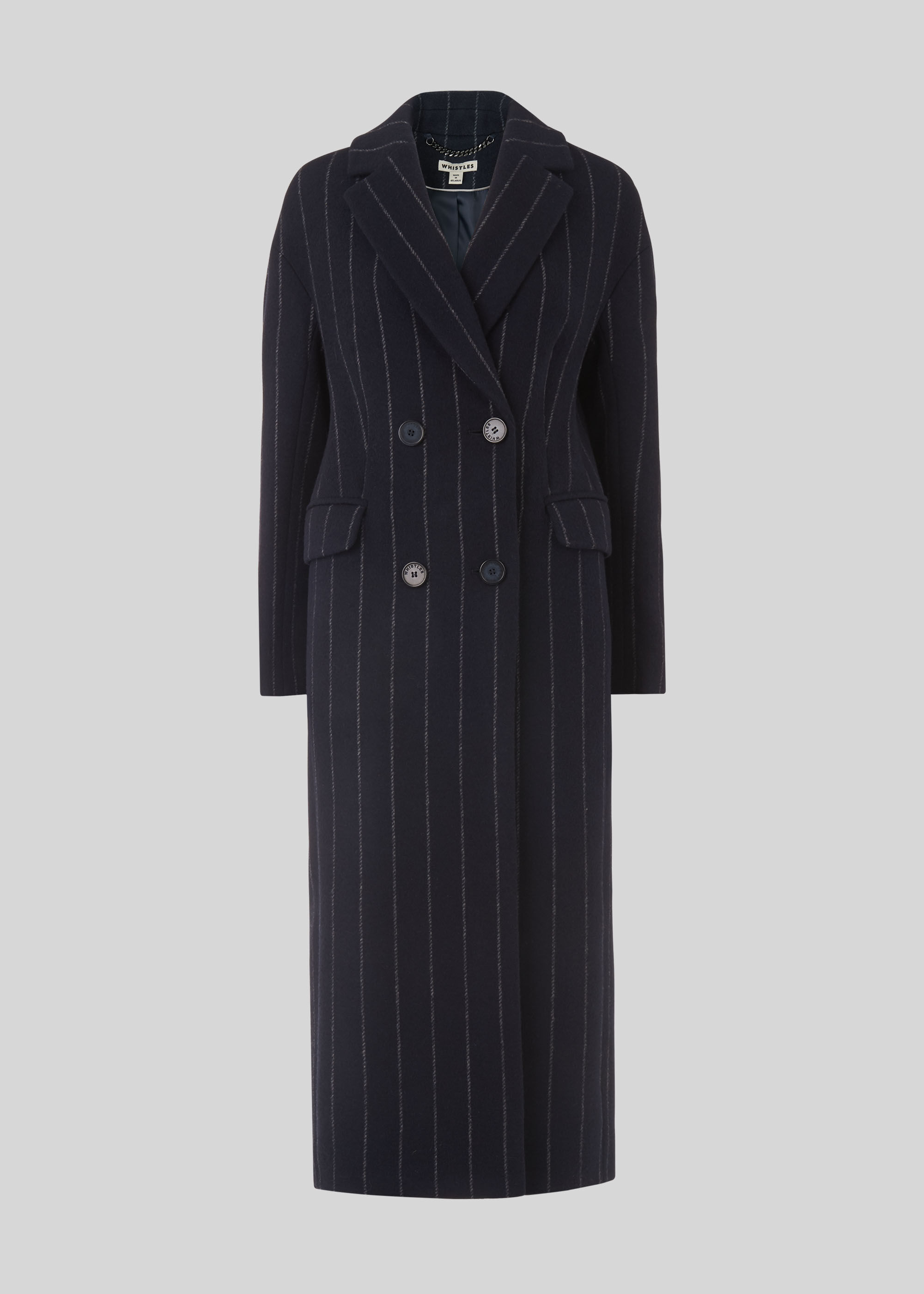 Whistles double deals breasted maxi coat