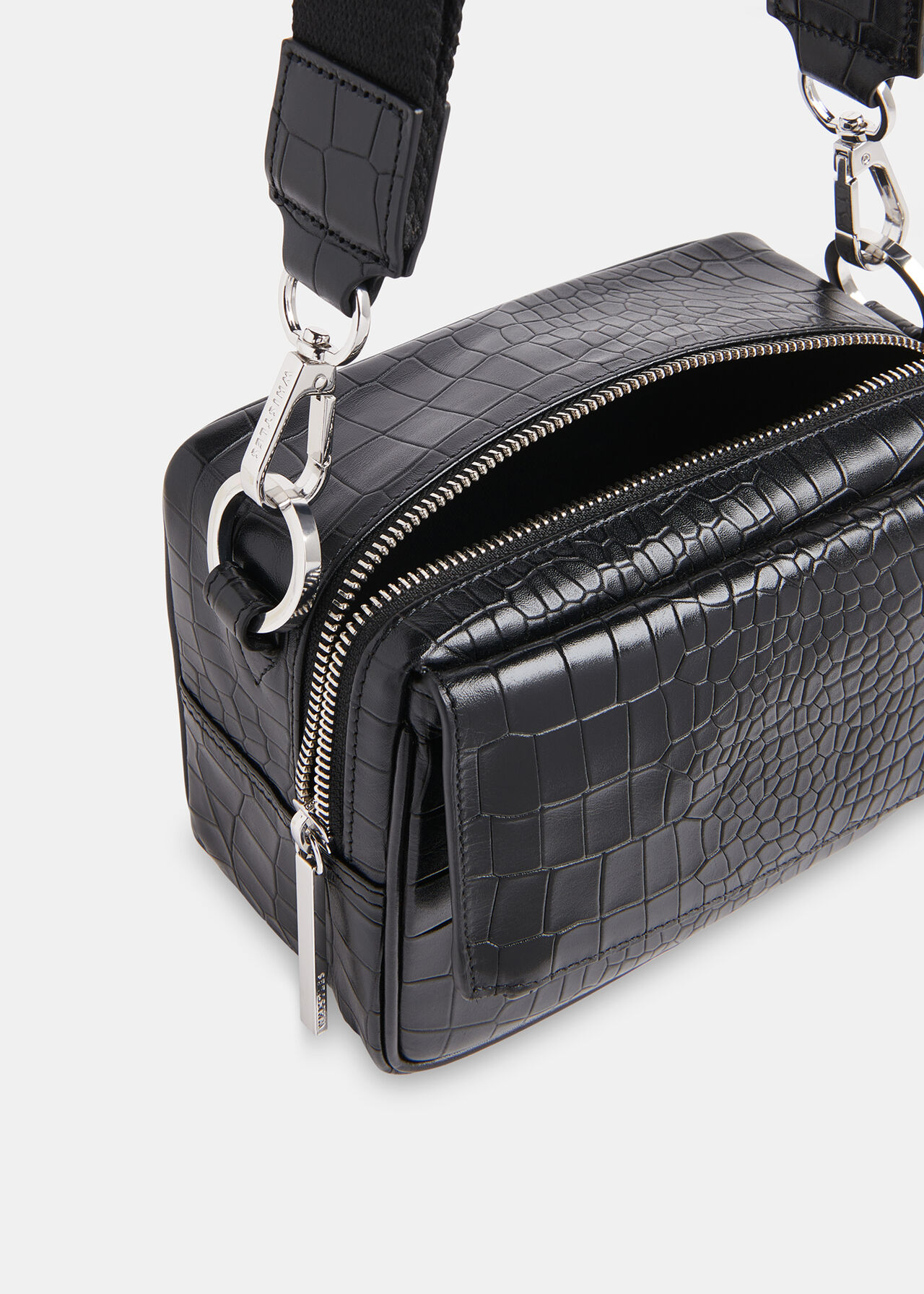 Bibi Croc Crossbody Bag