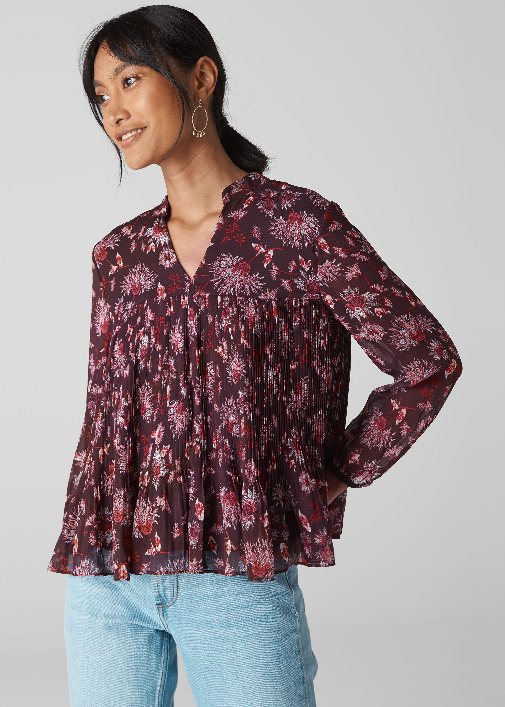 Whistles pitti hotsell print shirt dress