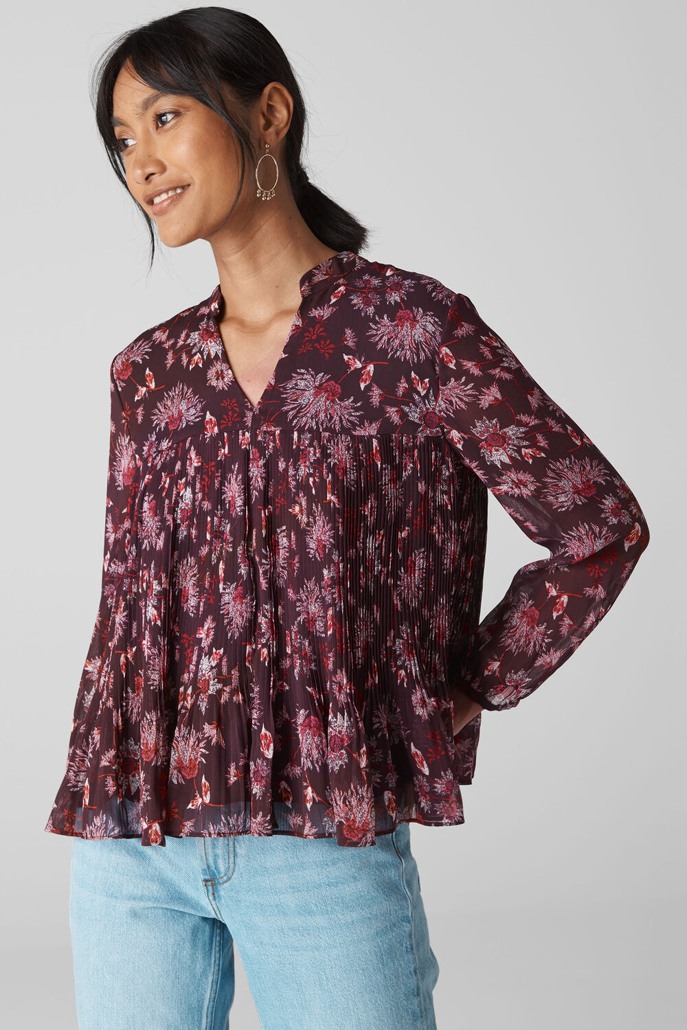 Pitti Print Blouse Pink/Multi