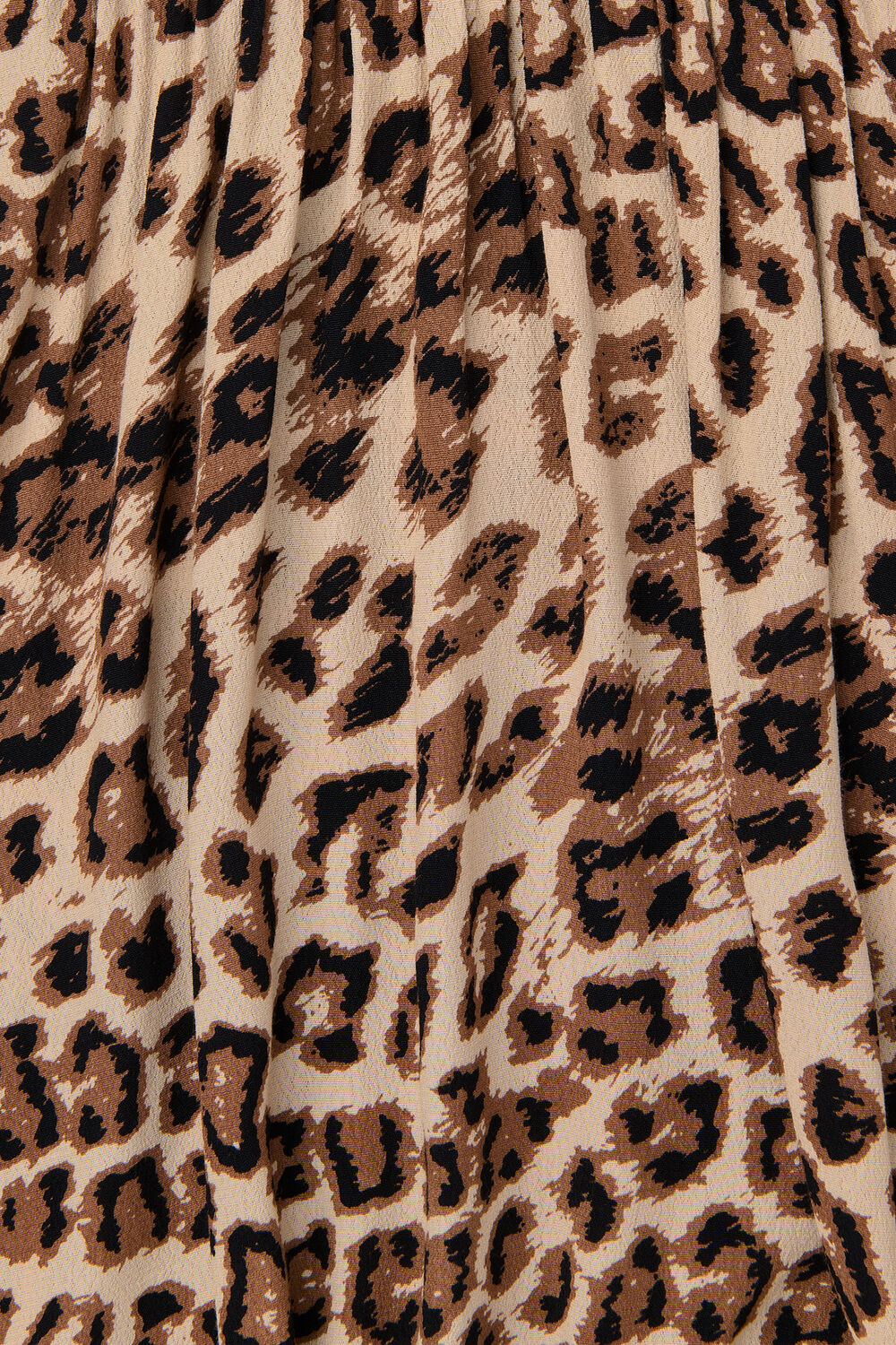Jungle Cheetah Shirred Dress