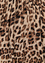Jungle Cheetah Shirred Dress