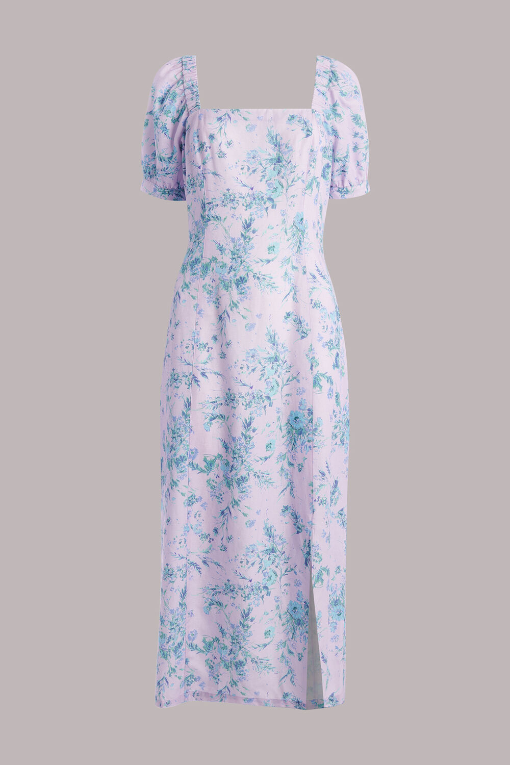 Floral Bouquet Print Midi