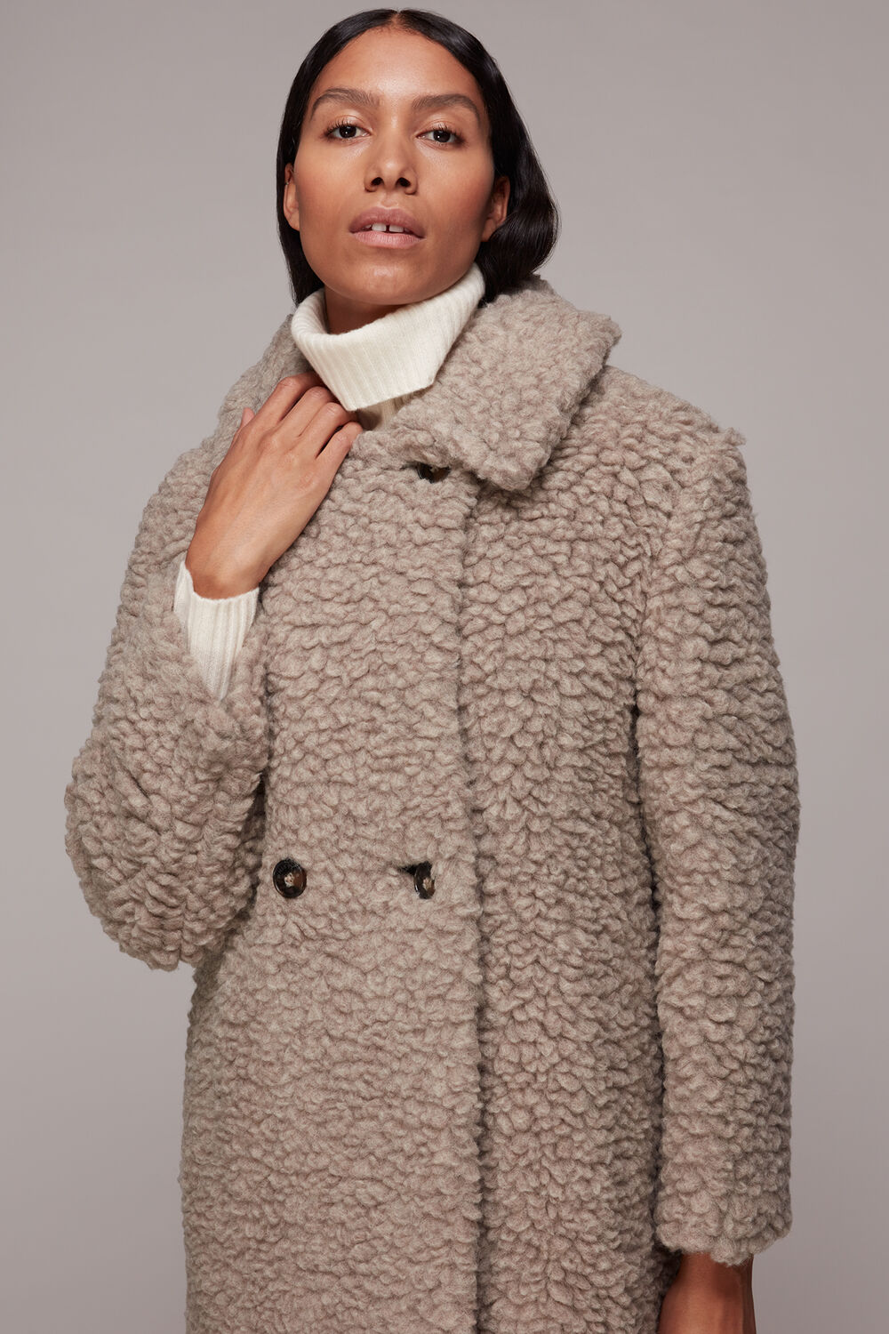 Lottie Teddy Wool Coat