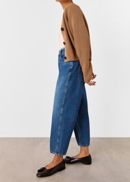 Petite Authentic Barrel Leg Jean