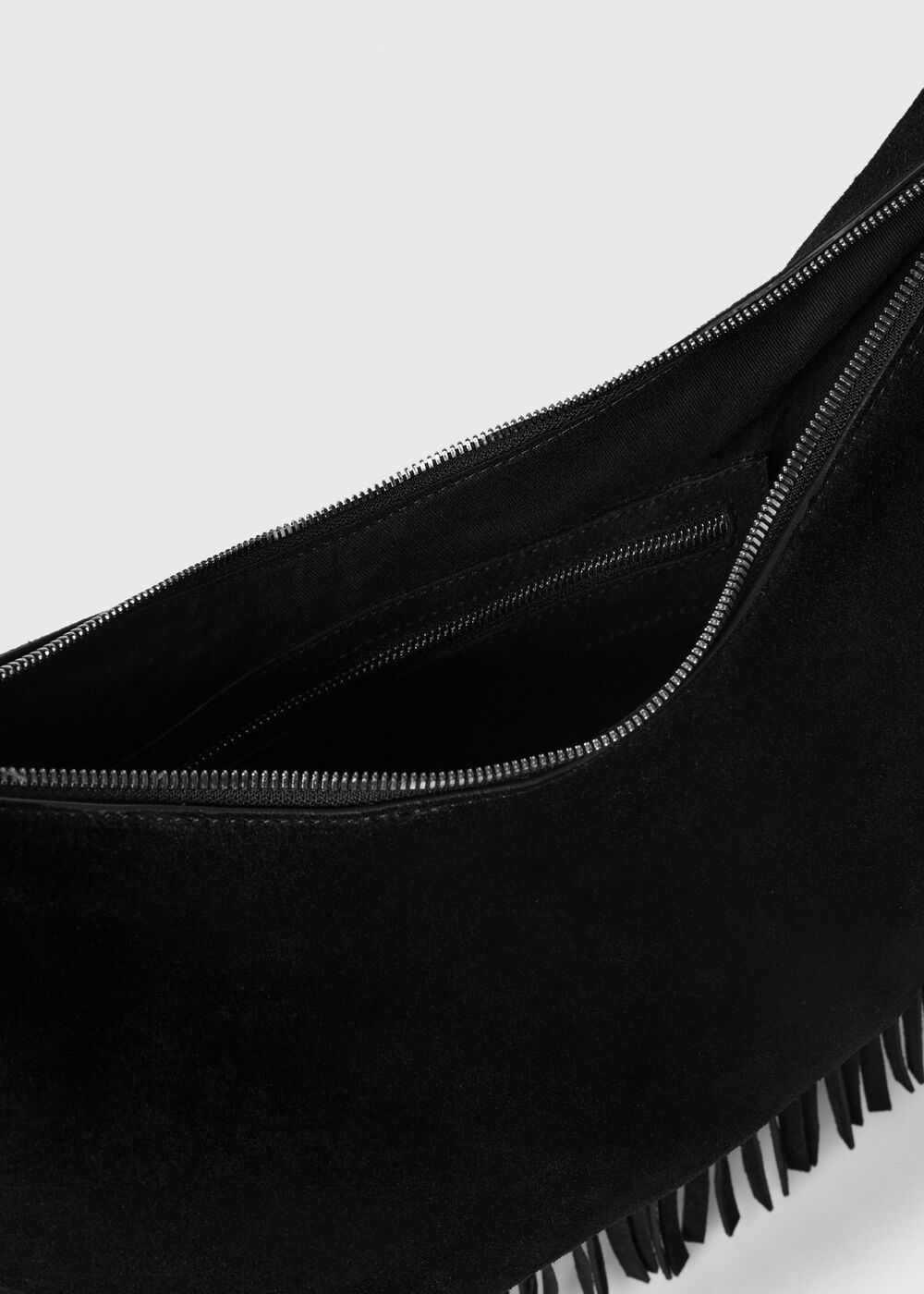 Sia Suede Fringed Bag