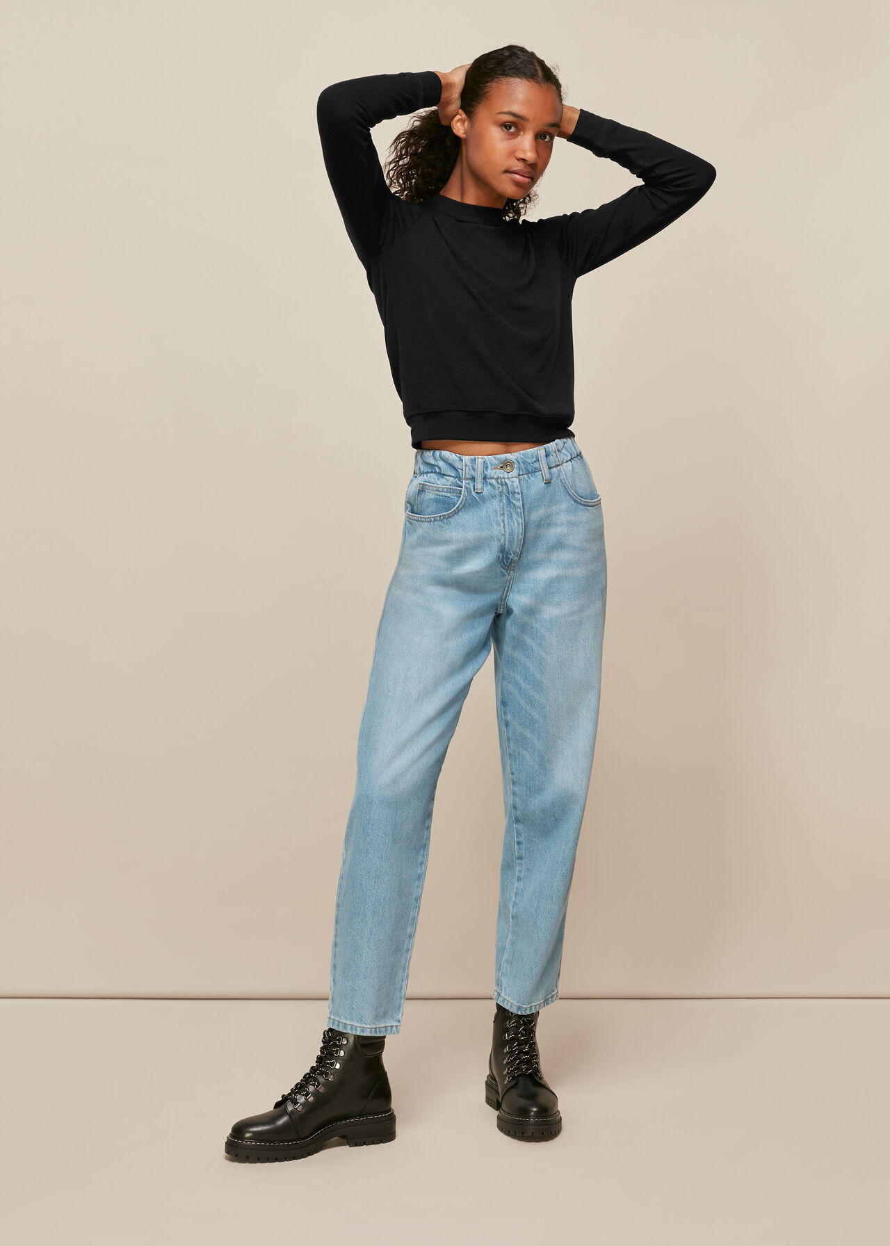 Cropped Rib Essential Top