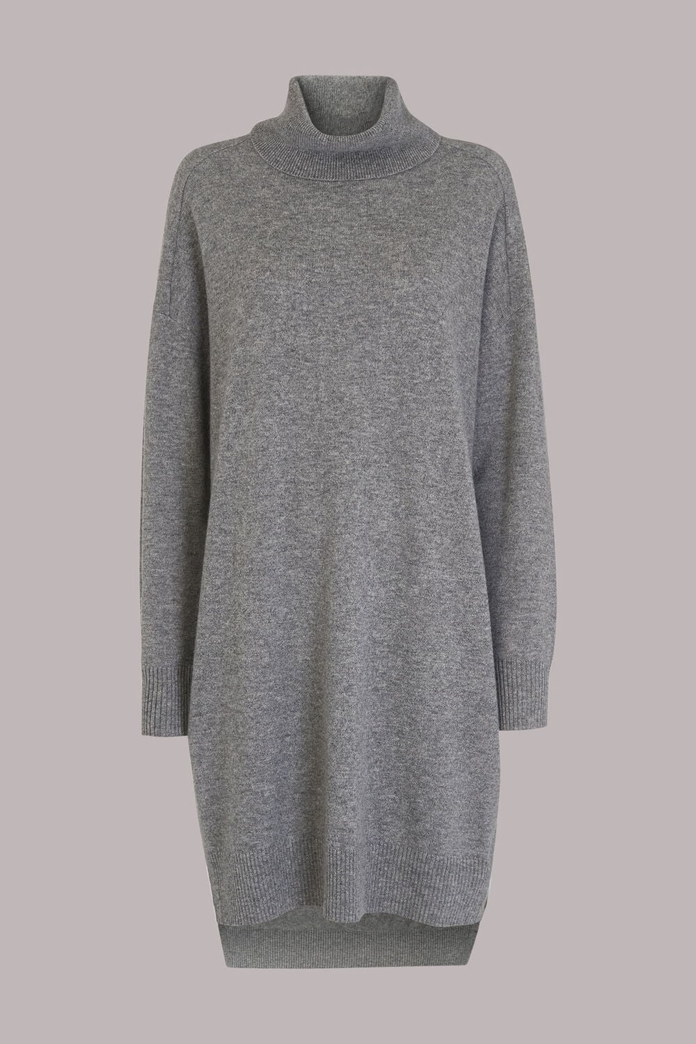 Cashmere Roll Neck Dress