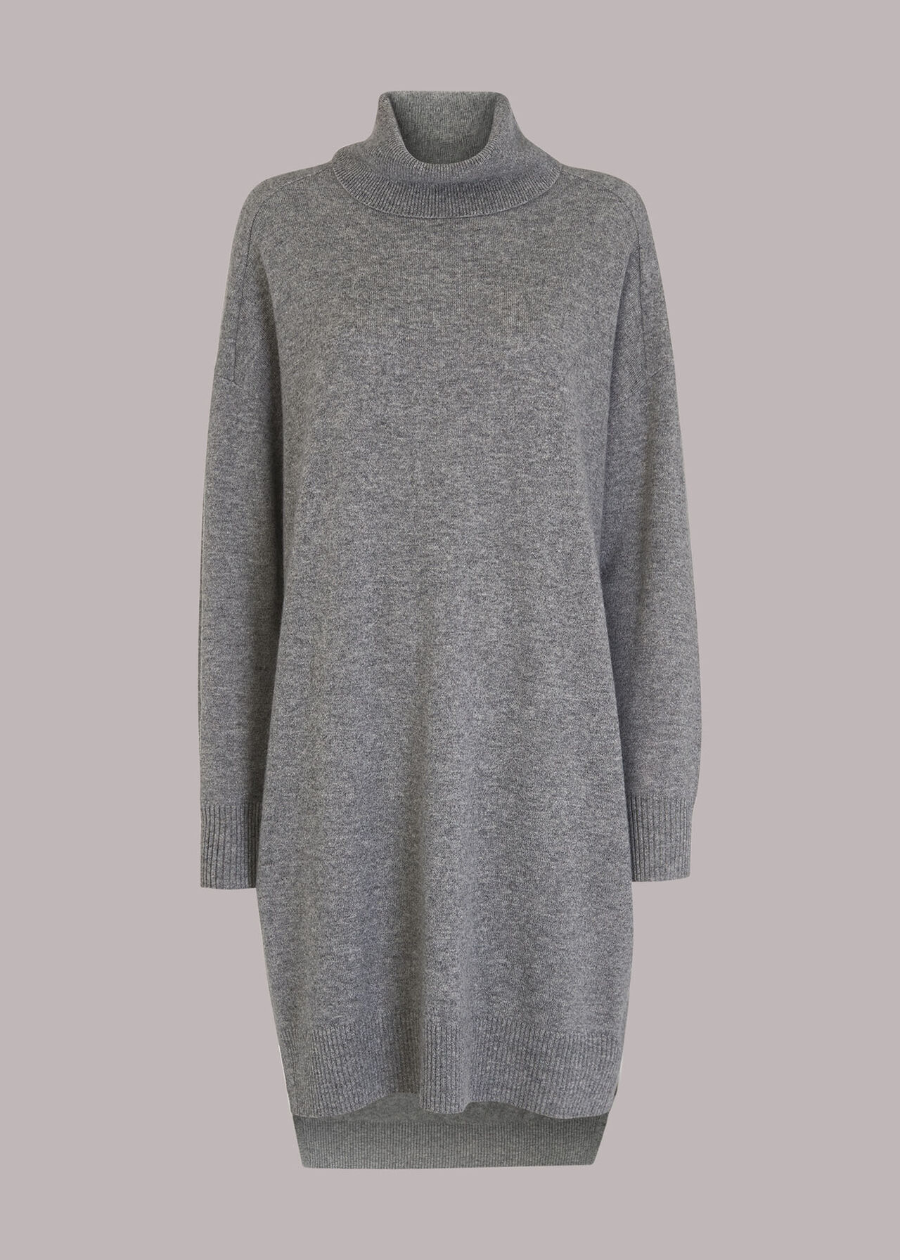 Cashmere Roll Neck Dress