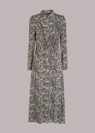 Micro Animal Print Heidi Dress