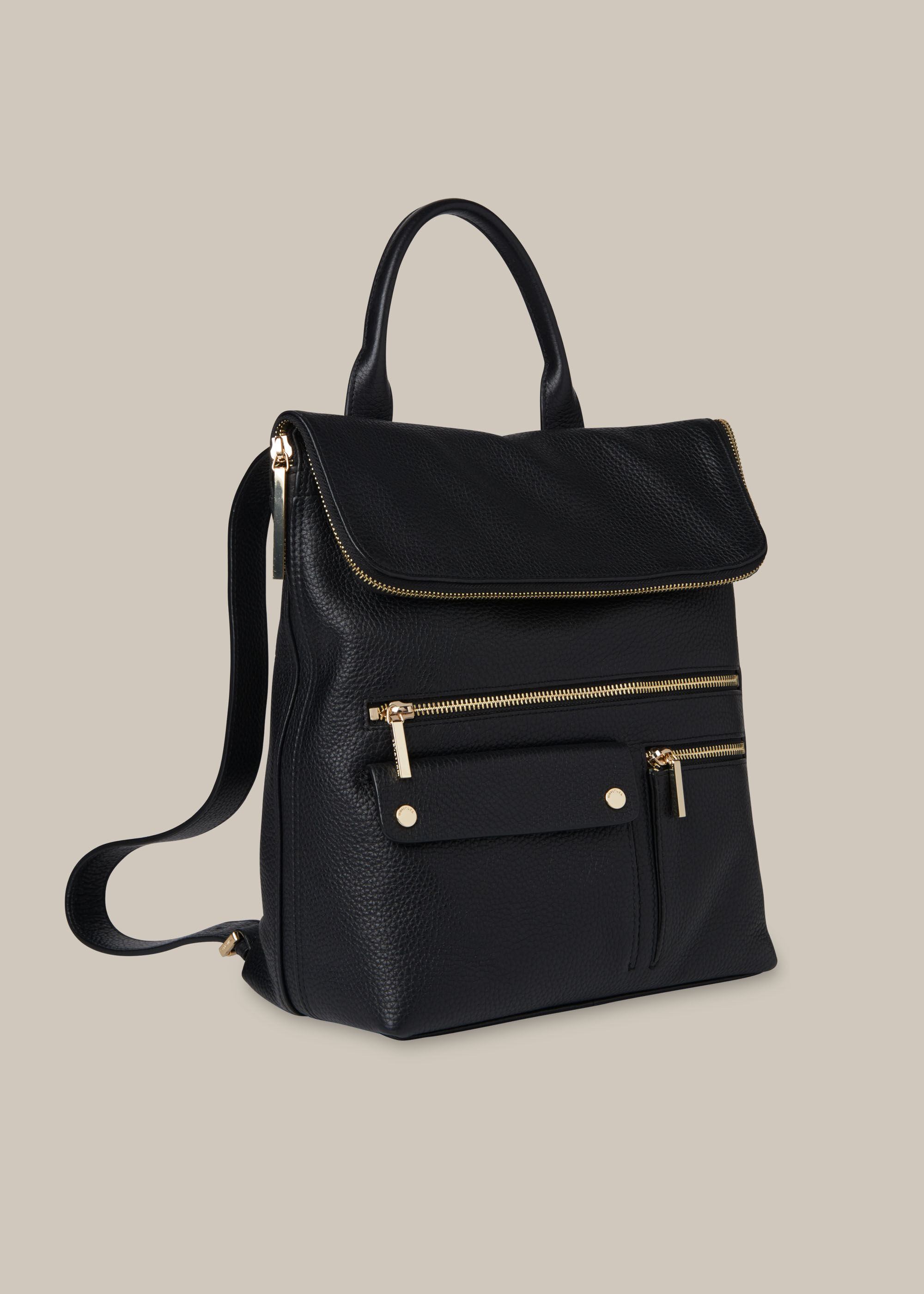 Whistles shop black backpack