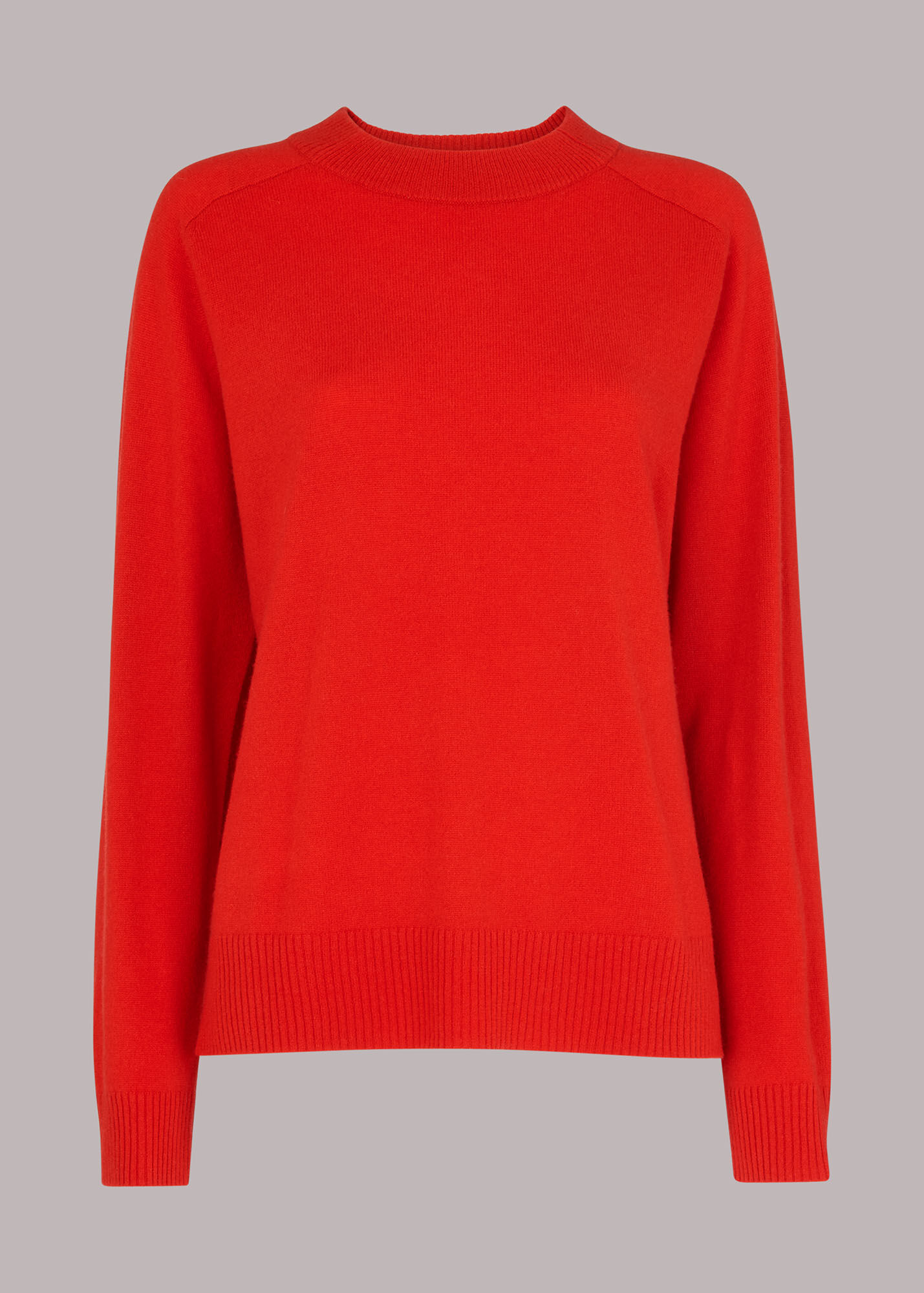 Red crew neck jumper 2025