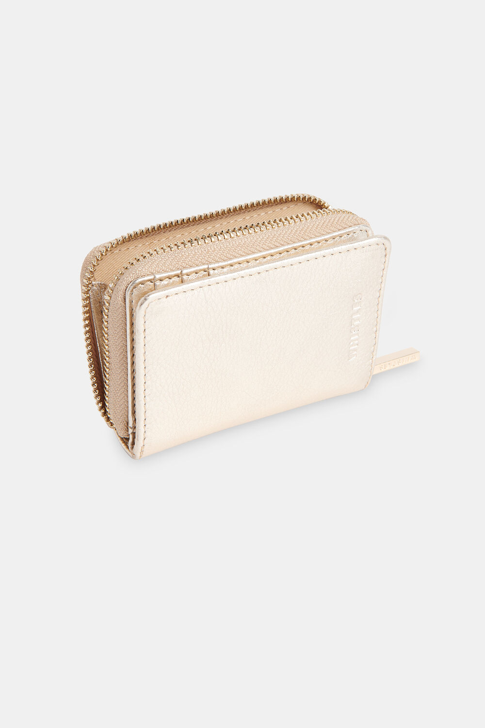 Gold Koa Compact Purse