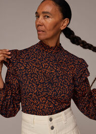 Autumn Leaves Jersey Top