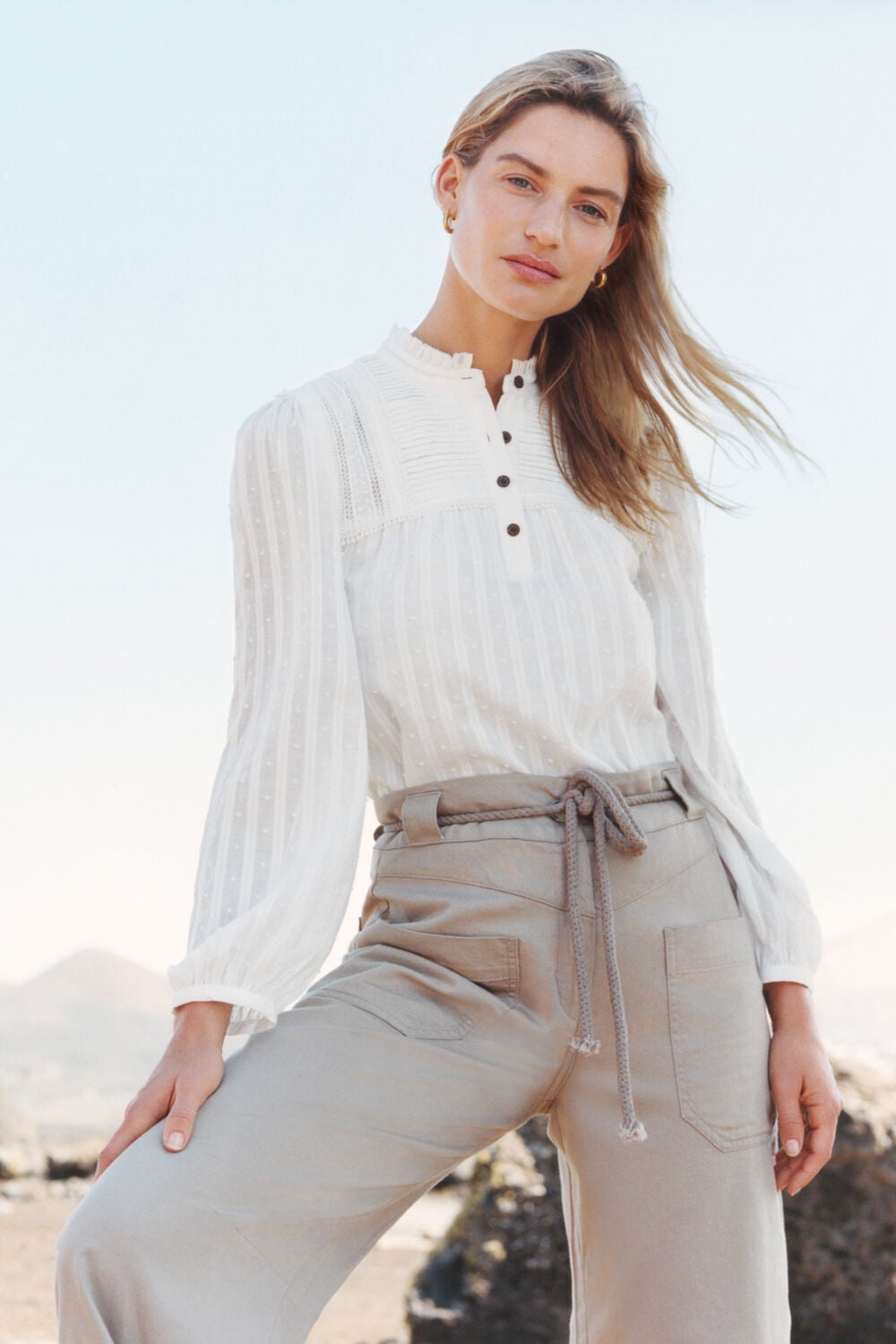 Joy Cotton Dobby Top