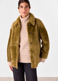 Tamina Short Shearling Coat
