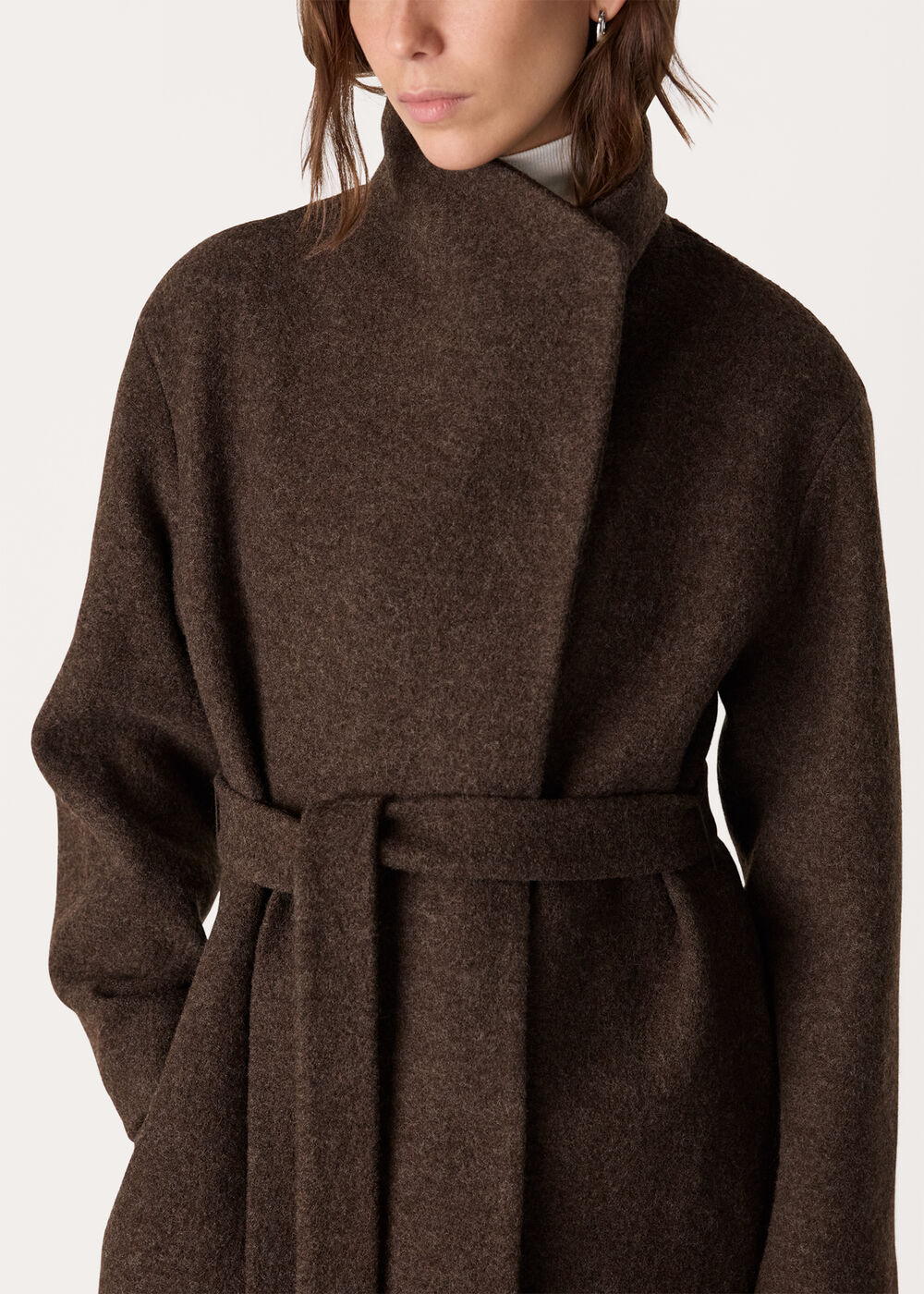 Morgan Funnel Neck Coat