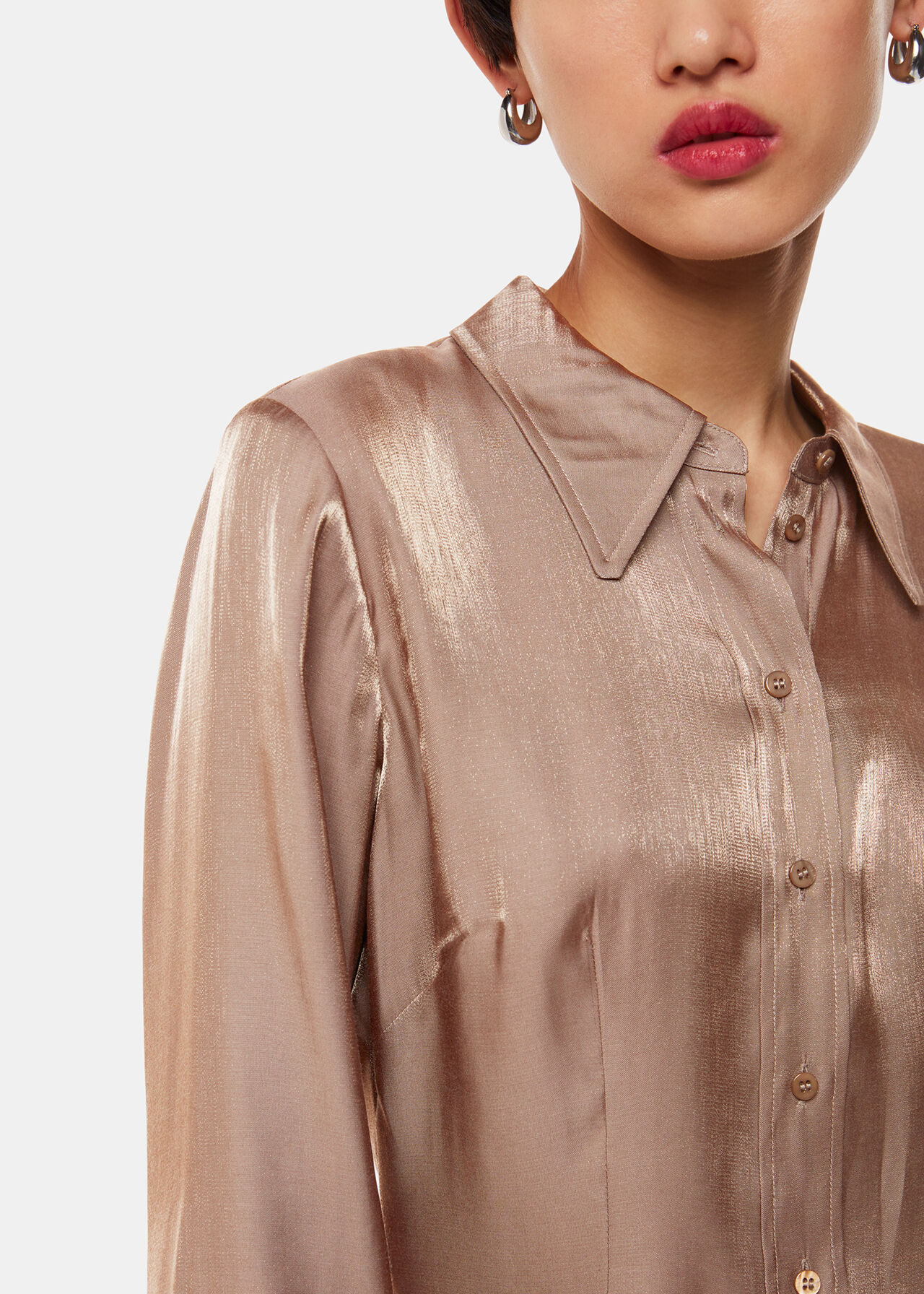 Tara Metallic Shirt