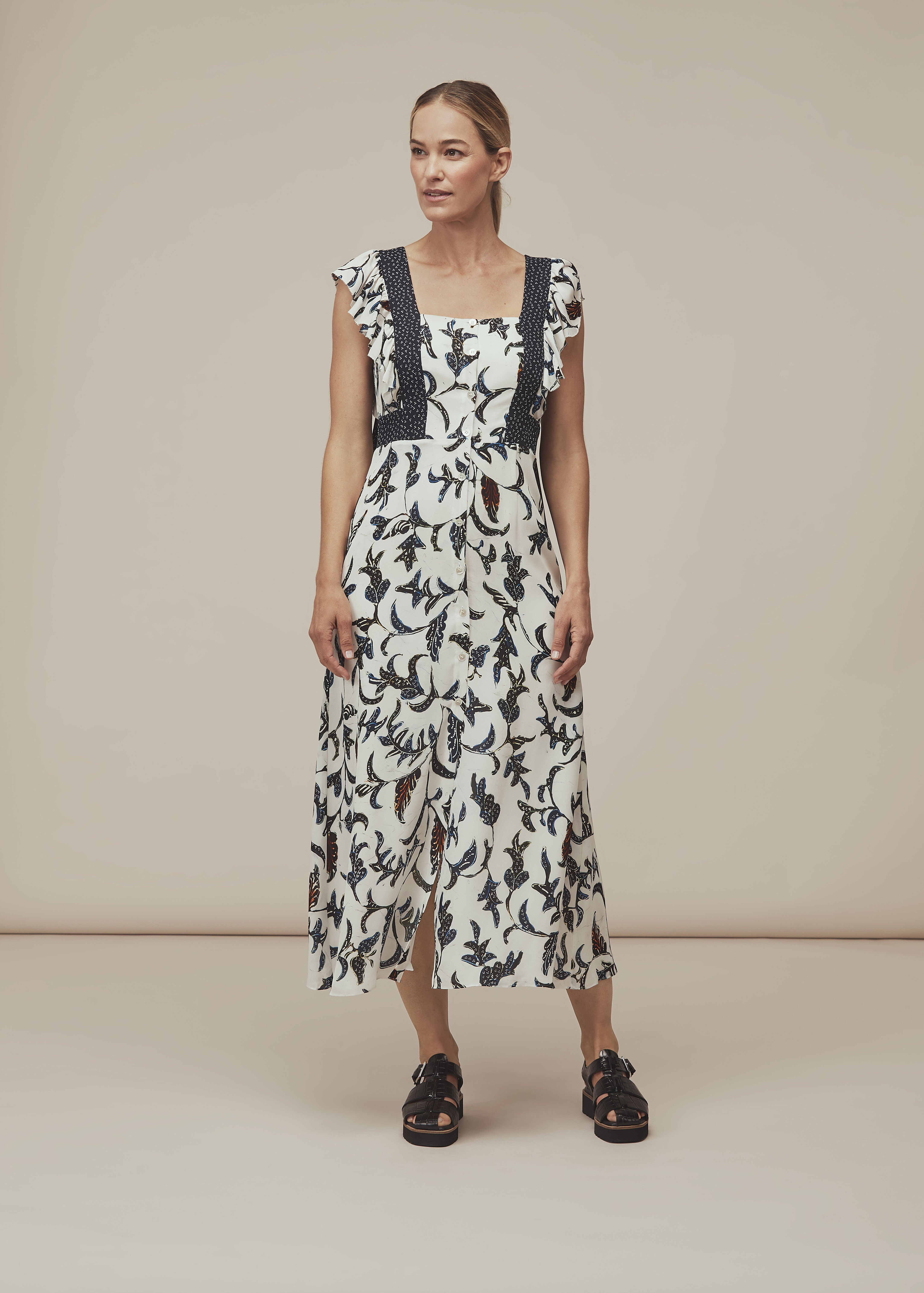 Silk 2025 print dress