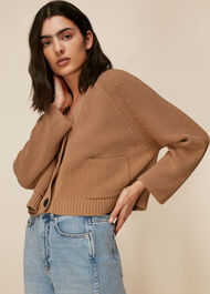 Nora Button Pocket Cardigan
