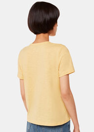 Isla Round Neck Button Tee