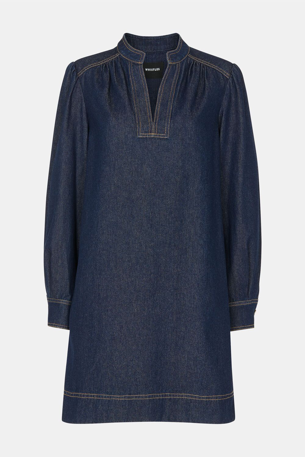 Long Sleeve Shift Mini Dress