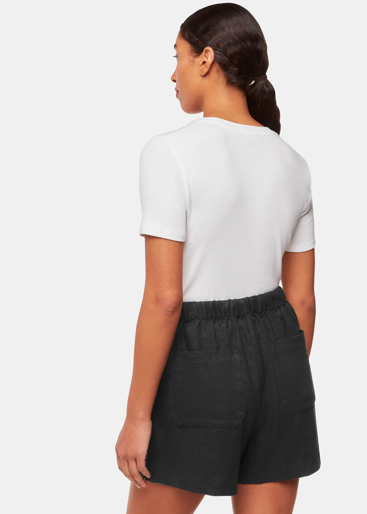 Linen Elasticated Short