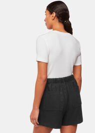 Linen Elasticated Short