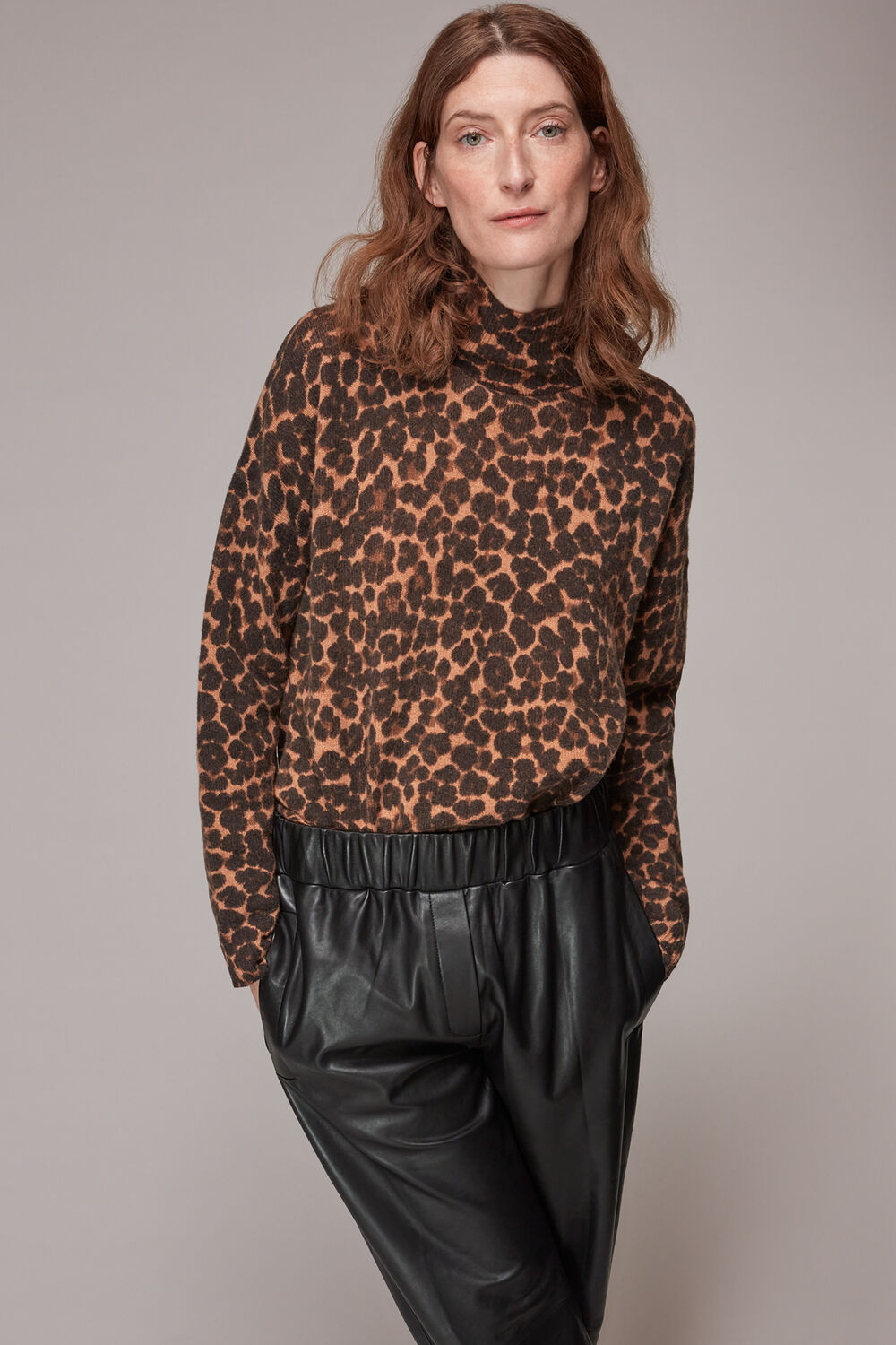 Charlie Leather Cuffed Trouser