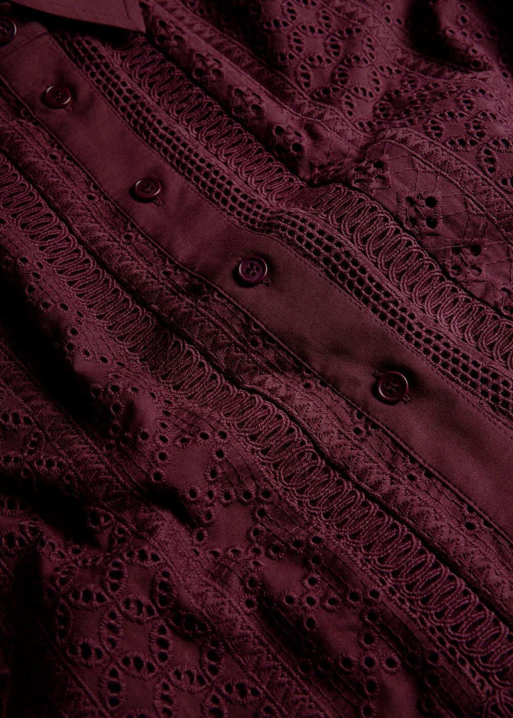 Broderie Cotton Shirt