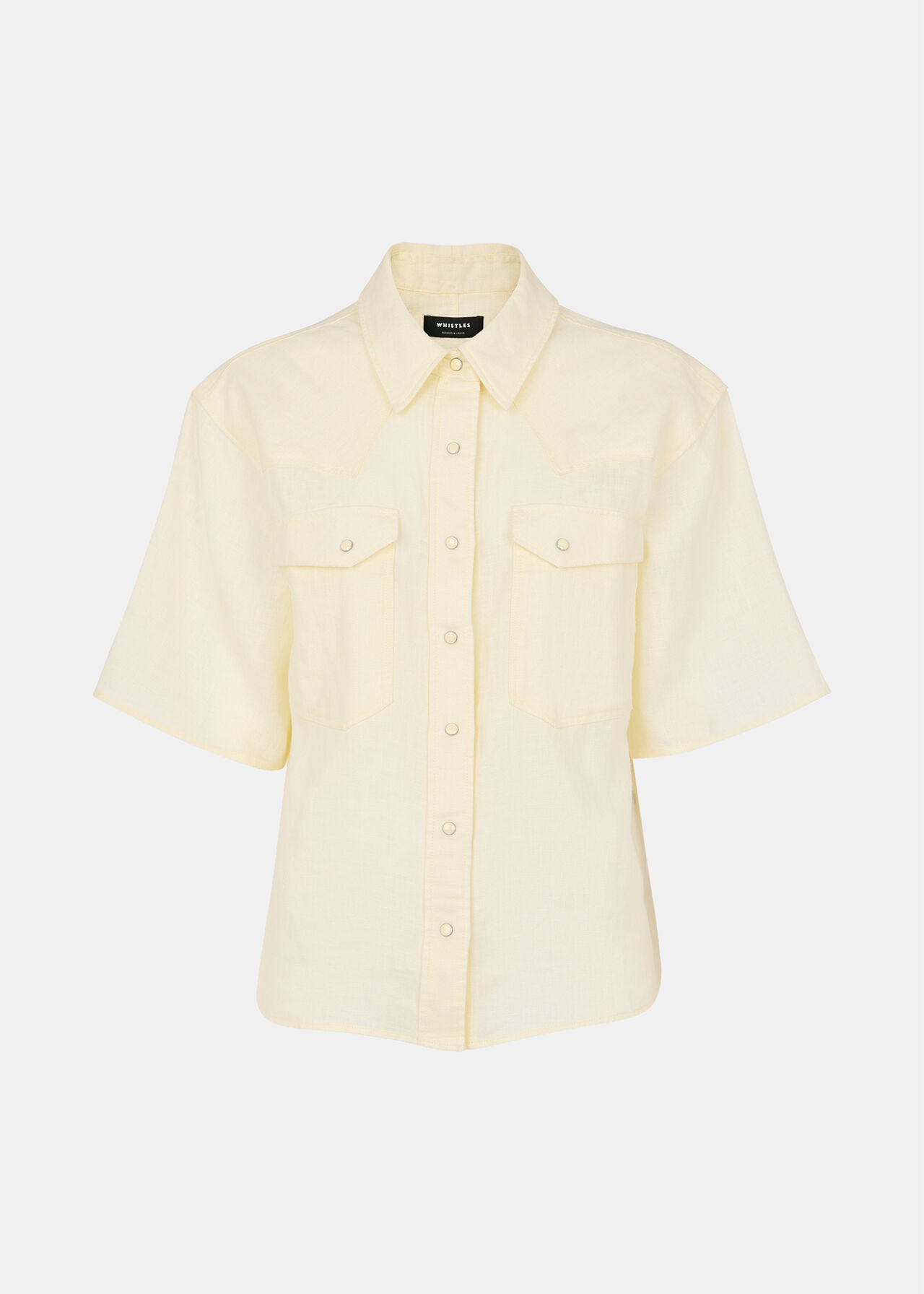 Linen Western Detail Shirt