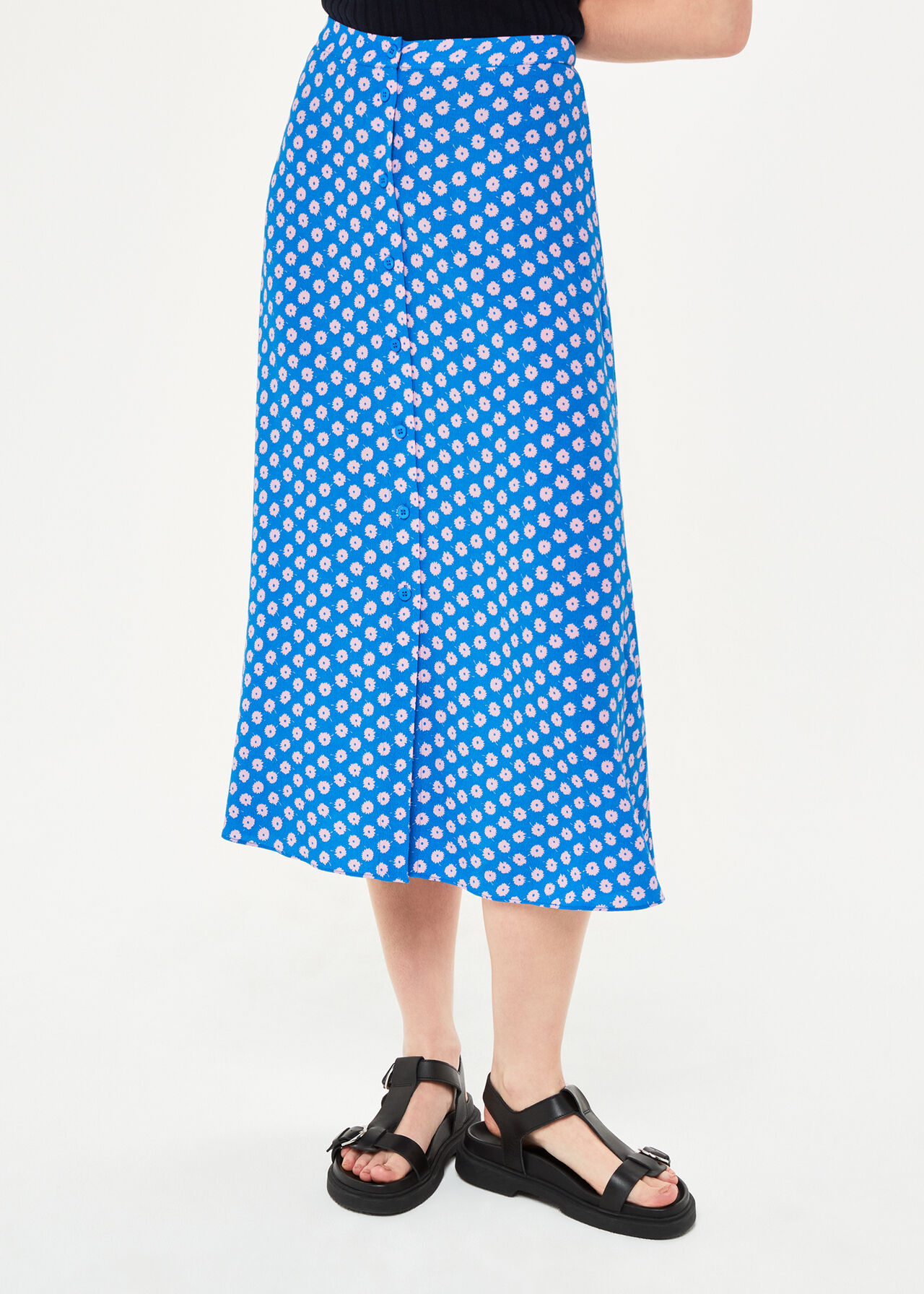 Floral Sunburst Skirt