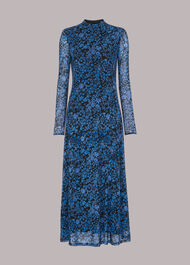 Boho Floral Minimal Mesh Dress