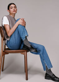 Authentic Side Split Jean