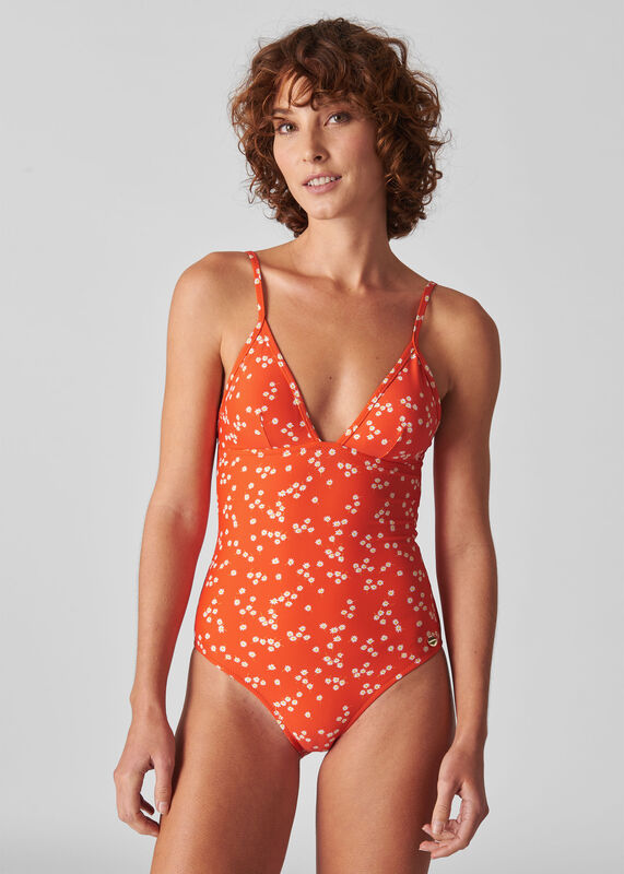 Daisy Print Swimsuit