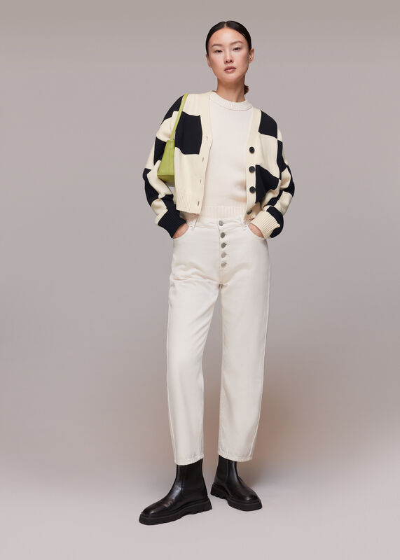 Check Cardigan