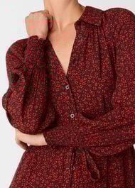 Pansy Dot Shirt Dress