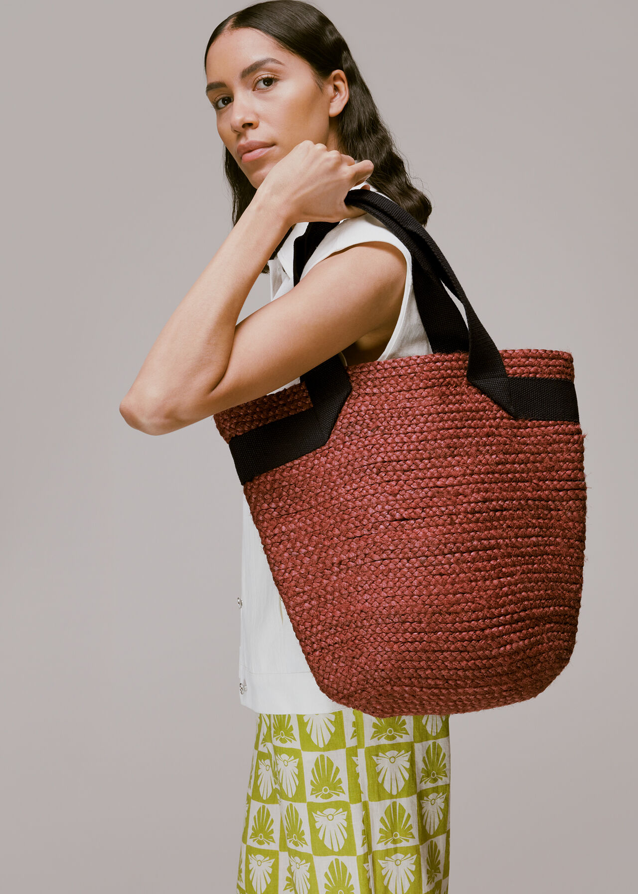 Alena Jute Tote Bag