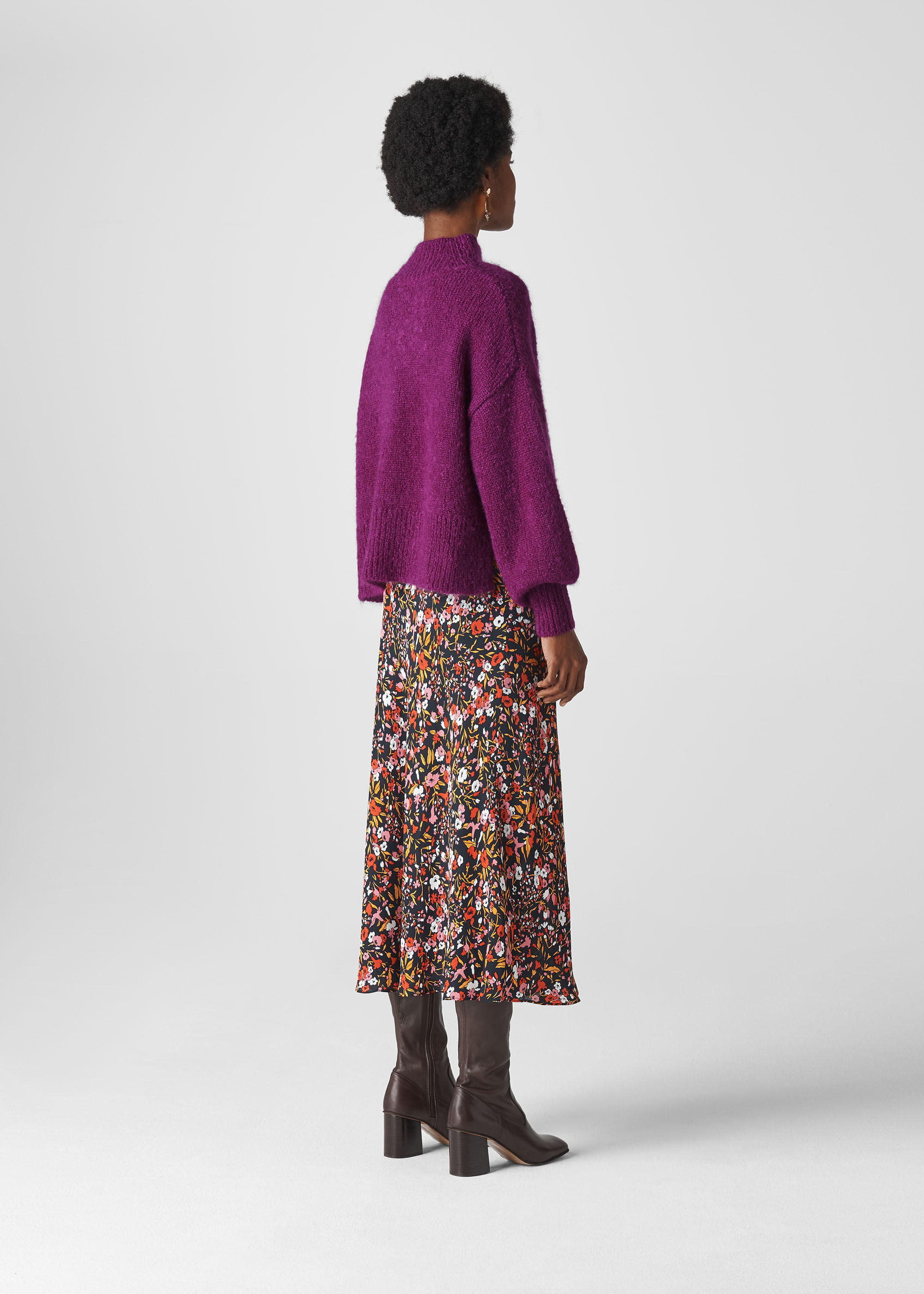 blouson sleeve sweater