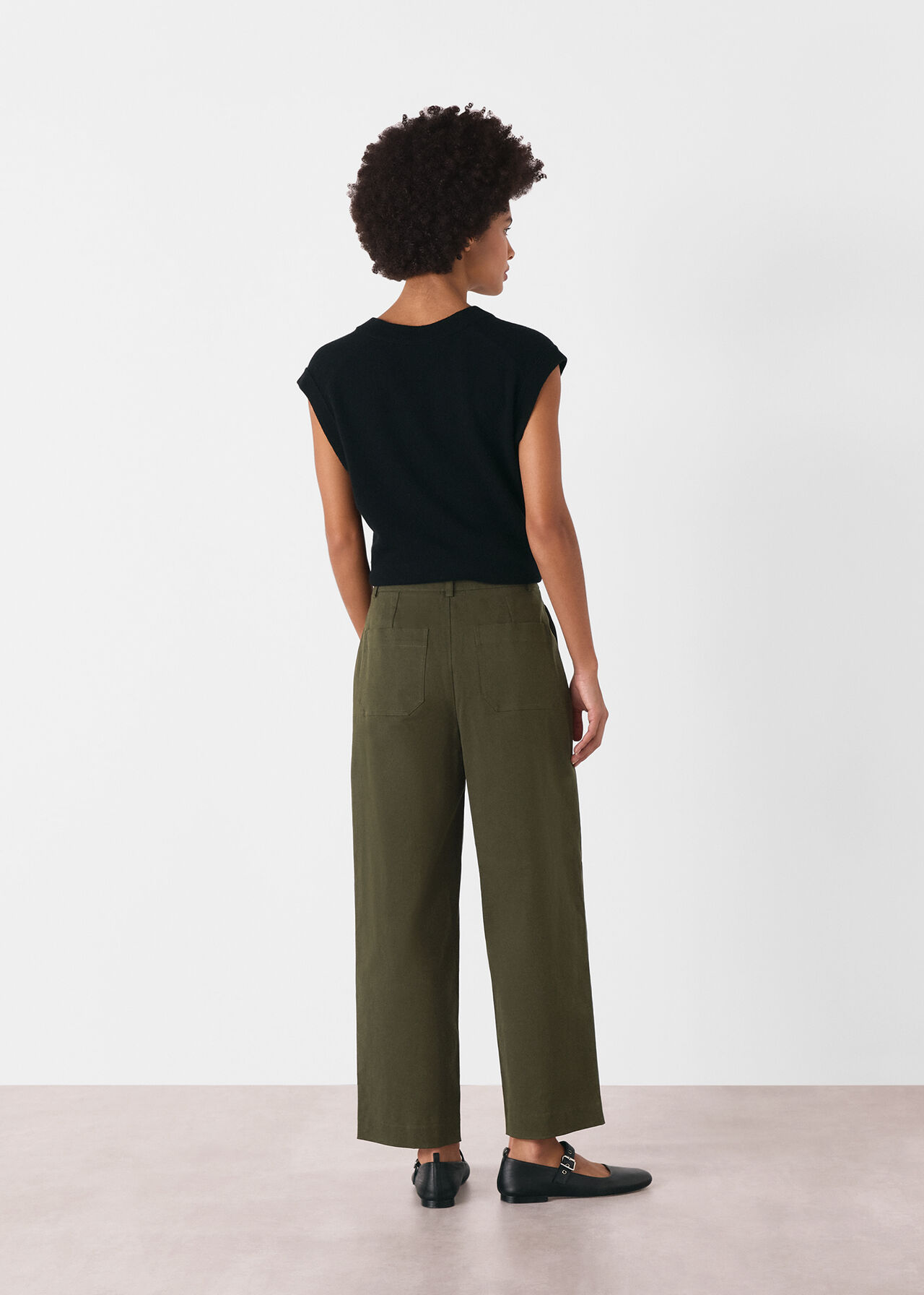 Bethany Barrel Leg Trouser