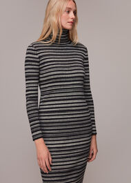 Stripe Midi Knit Dress