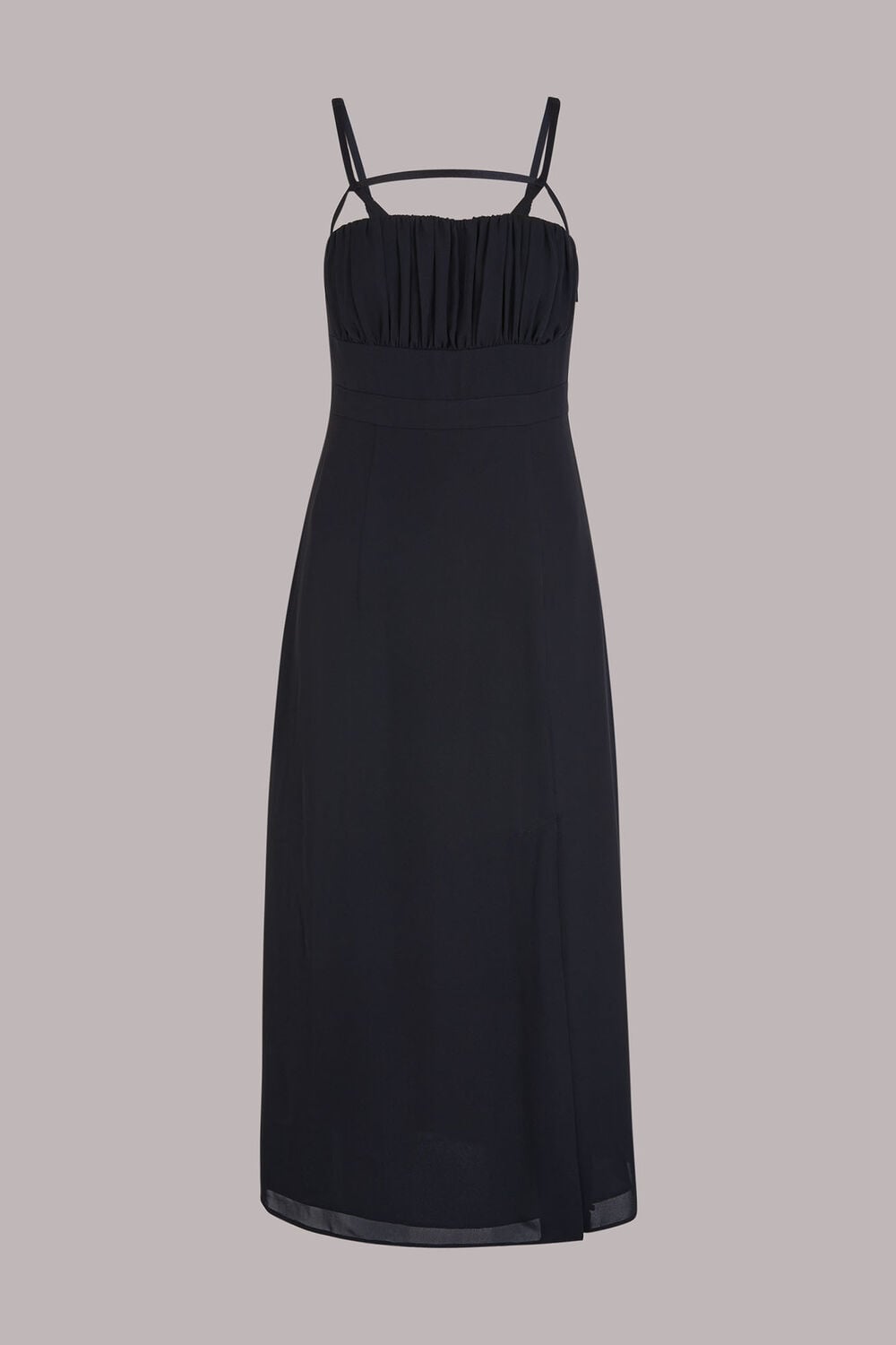 Silk Cut Out Detail Slip Dress