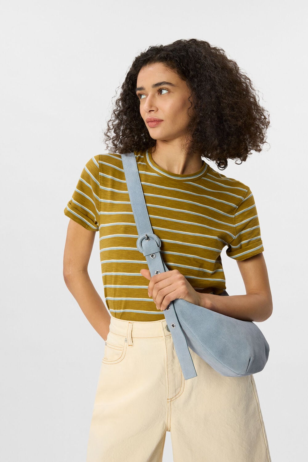 Green Emily Ultimate Stripe T-Shirt
