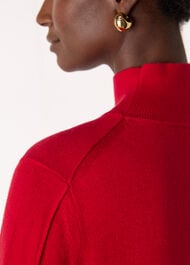 Fine Wool Mix Funnel Neck Knit