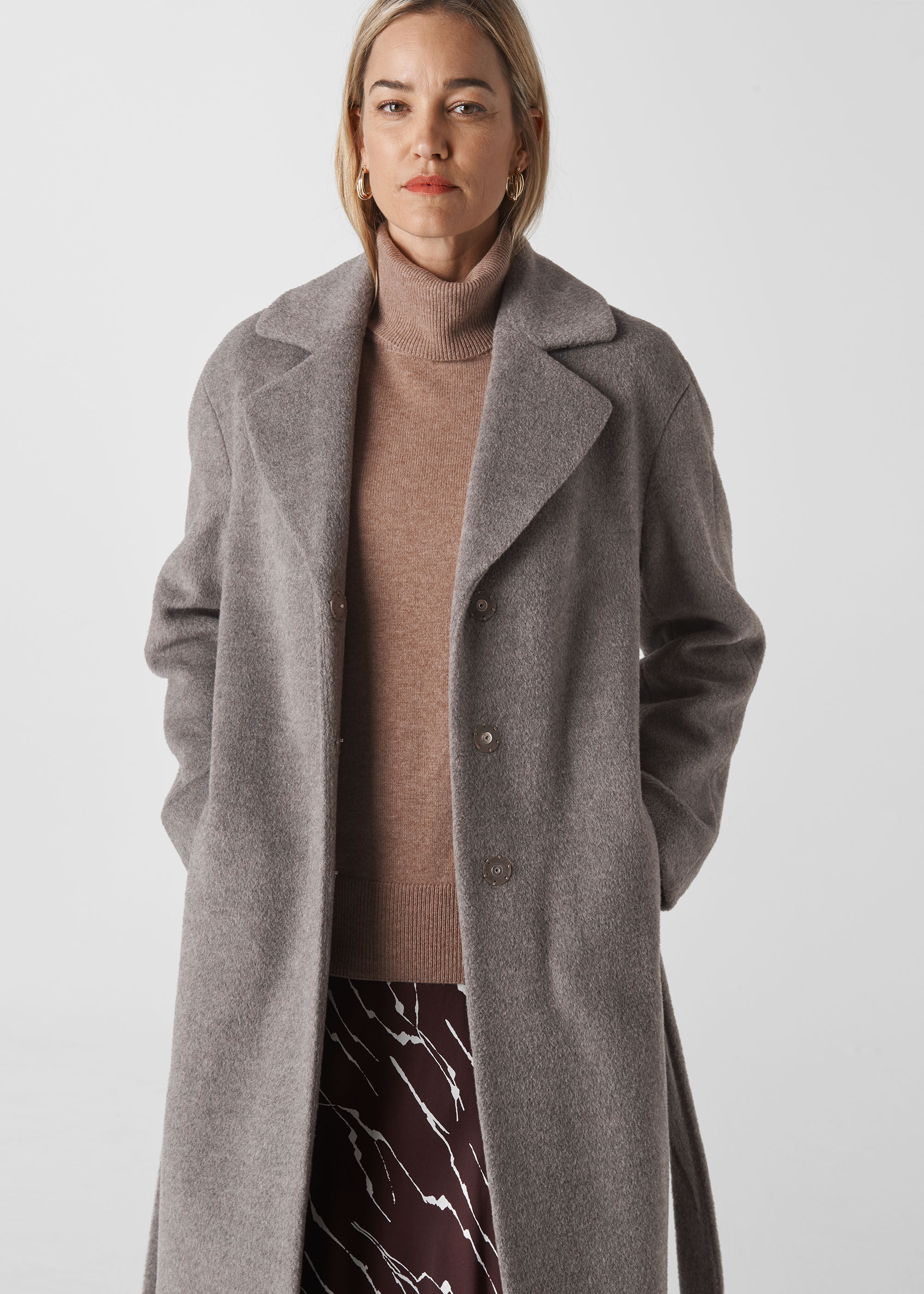Whistles slim drawn coat 2025